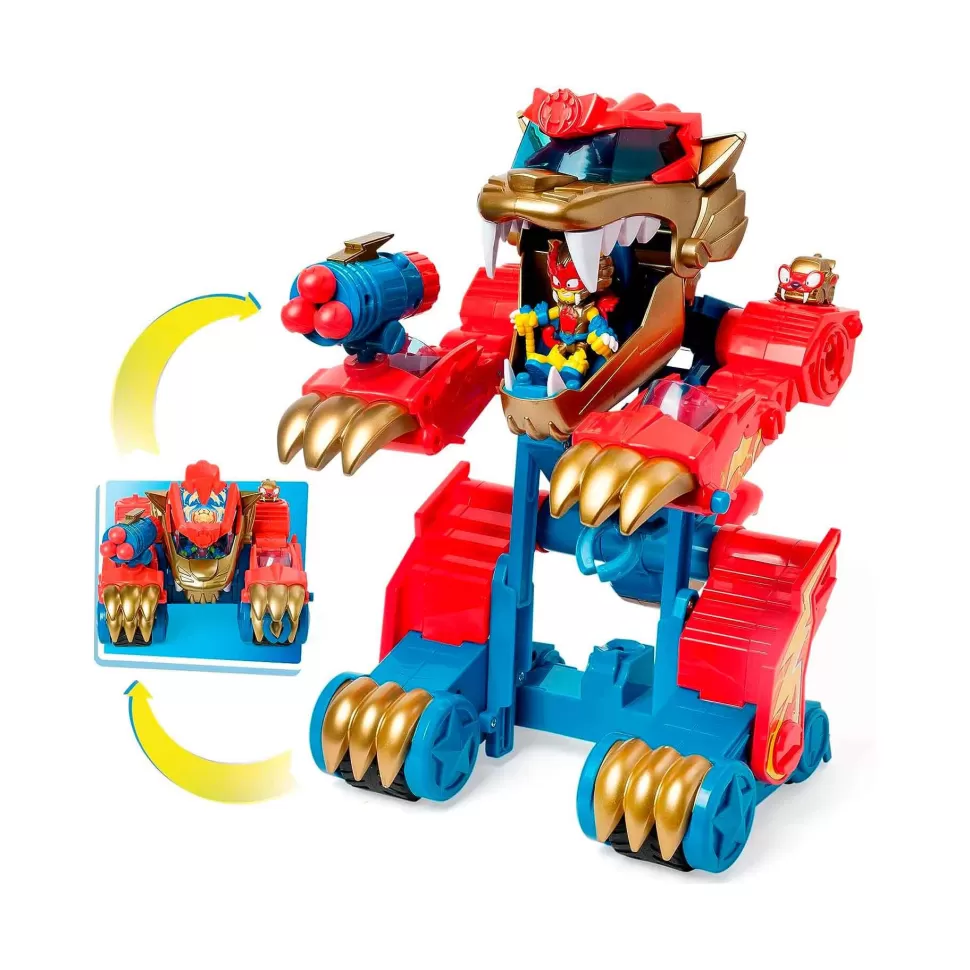 Superthings - Wild Tigerbot - Robot Tigre Transformable* Figuras Y Minimundos