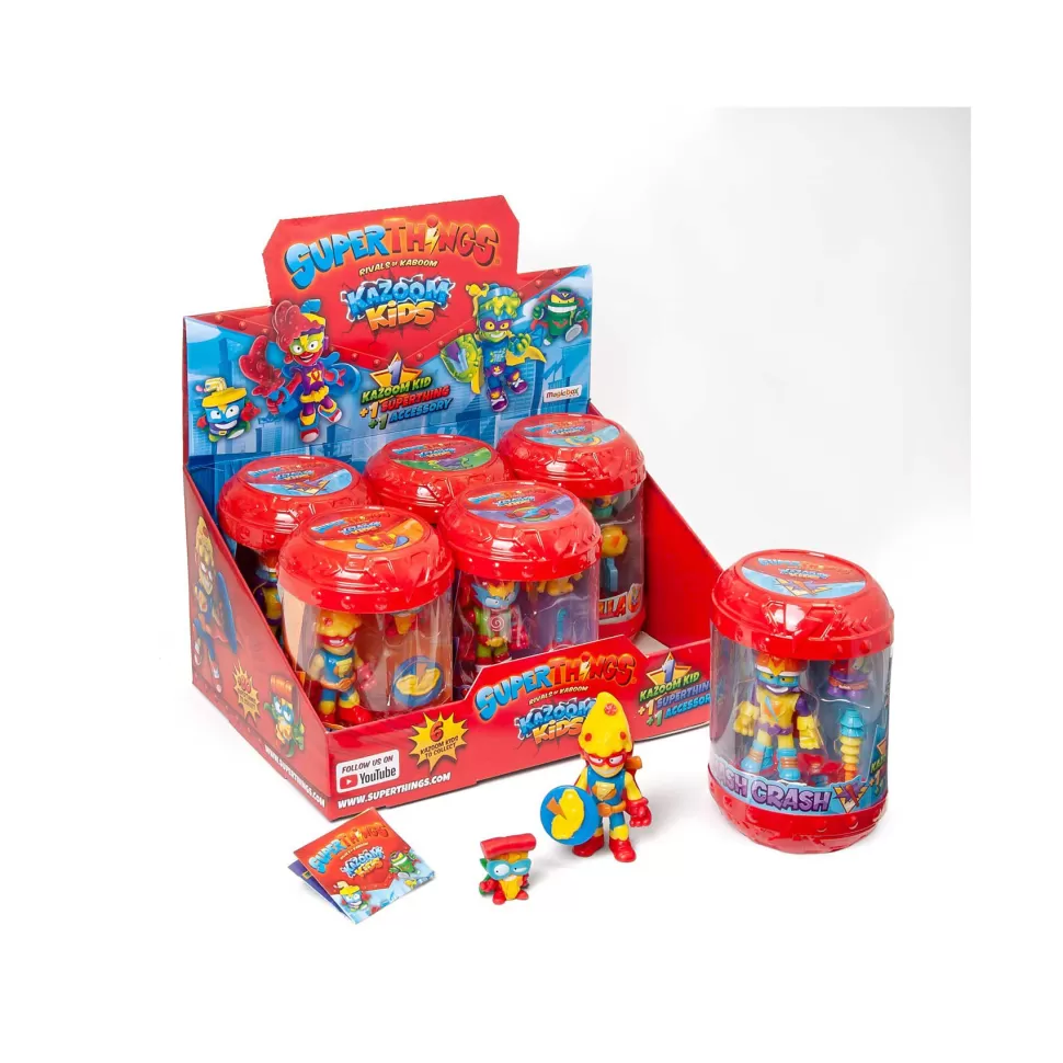 Superthings Figuras Y Minimundos^ Serie 8 Kazoom Kids Capsulas Kid Box