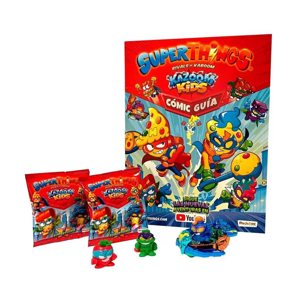 Superthings Figuras Y Minimundos^ Serie 8 Kazoom Kids Starter Pack