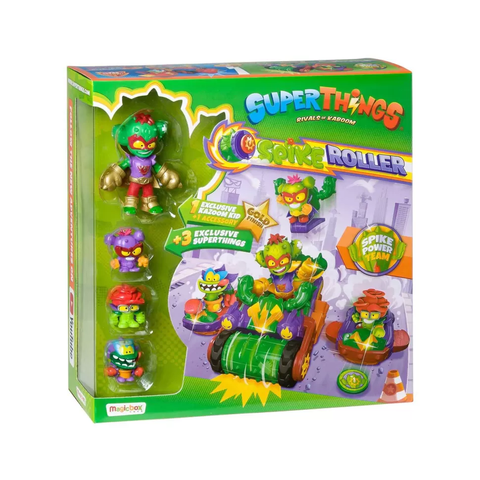 Superthings Serie 8 Kazoom Kids Vehicle Spike Roller Cactus* Figuras Y Minimundos