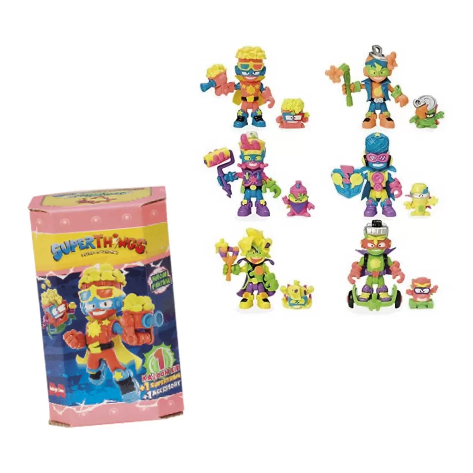 Superthings Figuras Y Minimundos^ Serie Neon Power Kazoom Kids