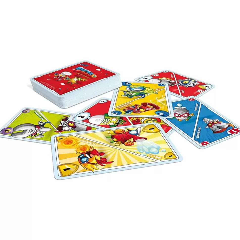 Superthings Juegos De Mesa^Superzings Juego De Cartas 4 En 1