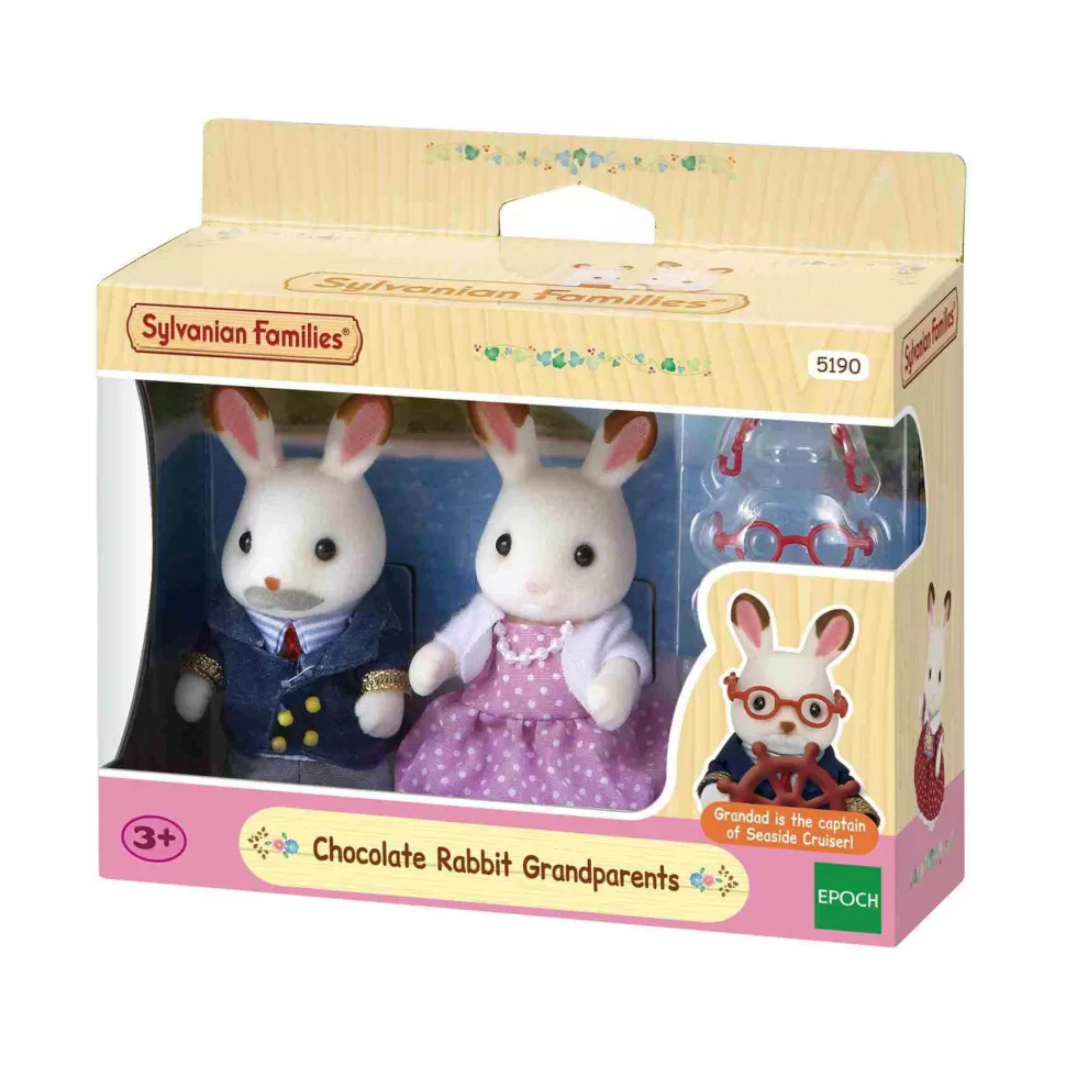 Sylvanian Families Figuras Y Minimundos^ Abuelos Conejo Chocolate