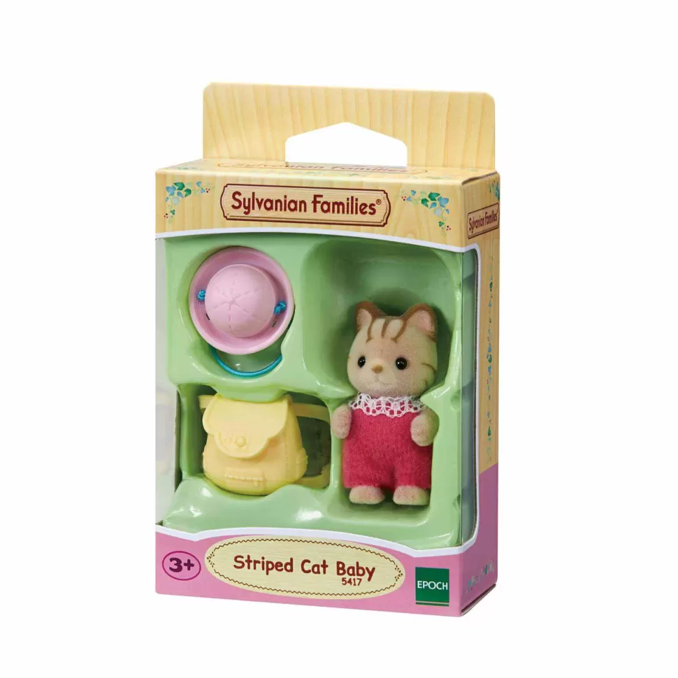 Sylvanian Families Figuras Y Minimundos^ Bebe Gato De Rayas