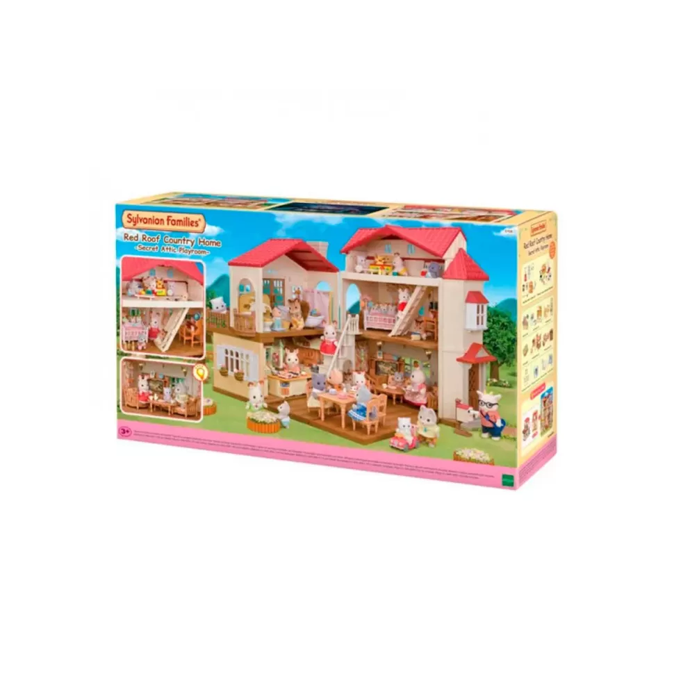 Sylvanian Families Casa Con Luces Atico Secreto* Muñecas