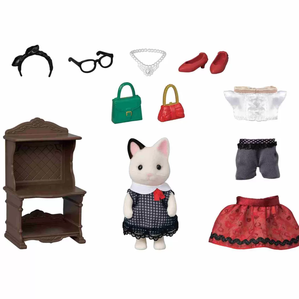 Sylvanian Families Figuras Y Minimundos^ El Maletin De Moda De Felicia