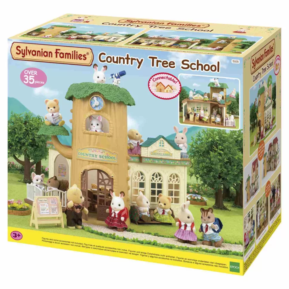 Sylvanian Families Escuela Del Arbol* Figuras Y Minimundos