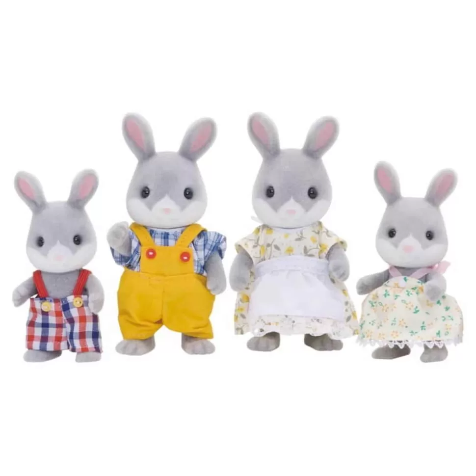 Sylvanian Families Familia Conejo Colita De Algodon* Figuras Y Minimundos