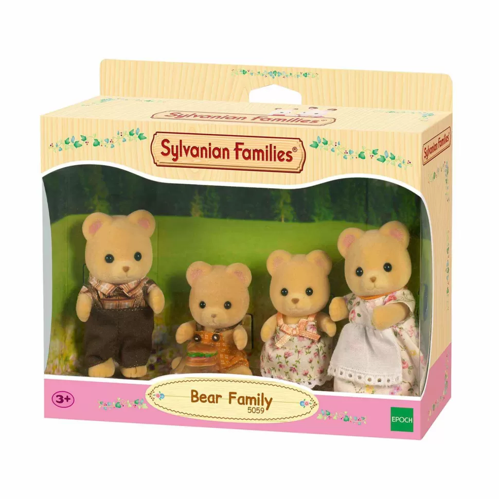 Sylvanian Families Familia Oso Pardo* Figuras Y Minimundos