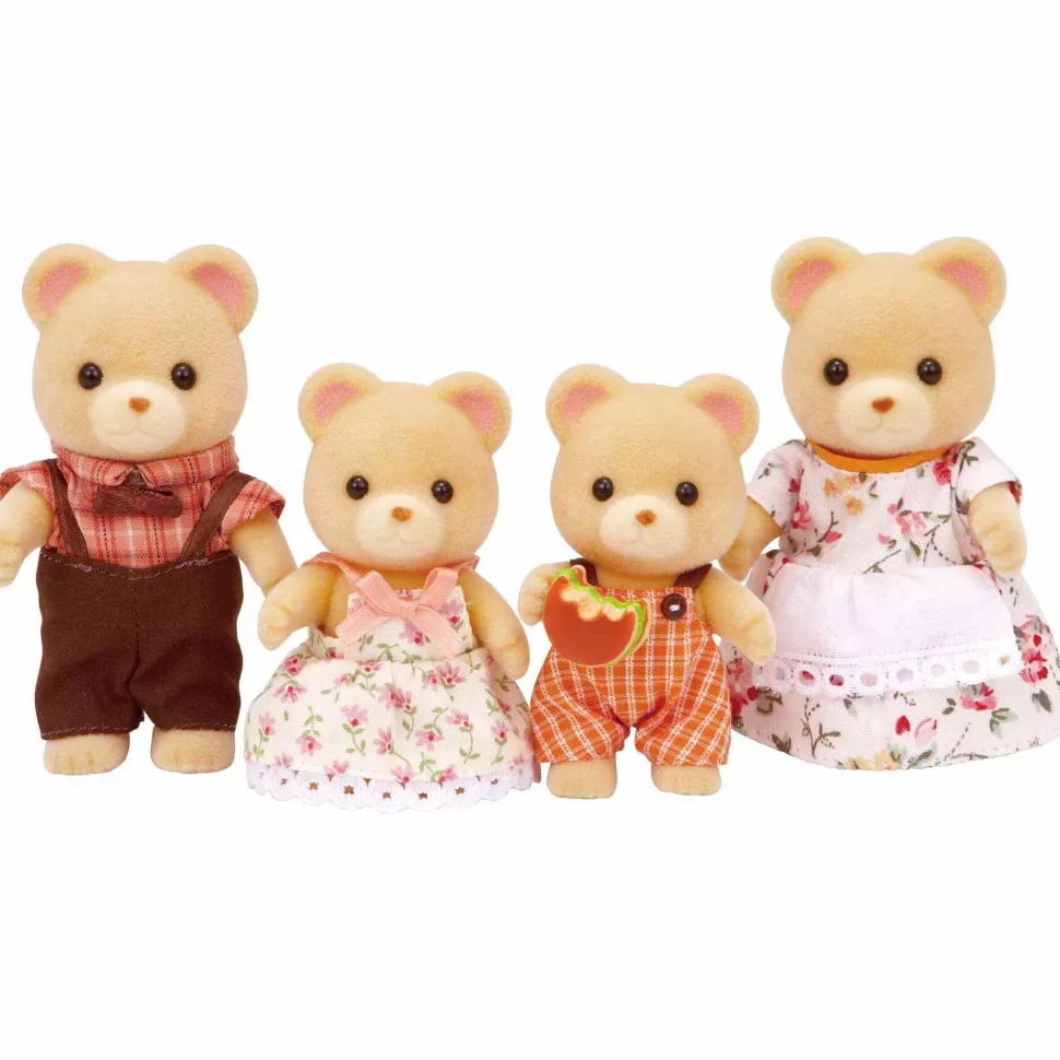 Sylvanian Families Familia Oso Pardo* Figuras Y Minimundos