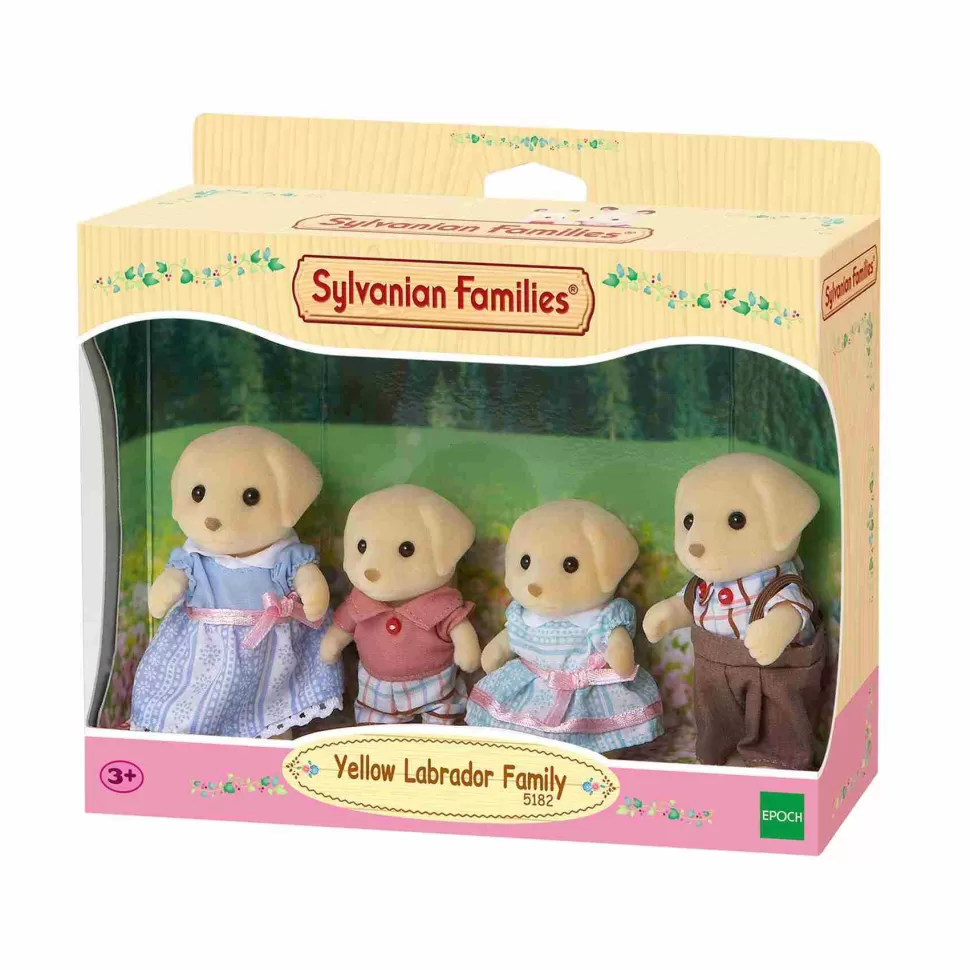 Sylvanian Families Figuras Y Minimundos^ Familia Perro Labrador