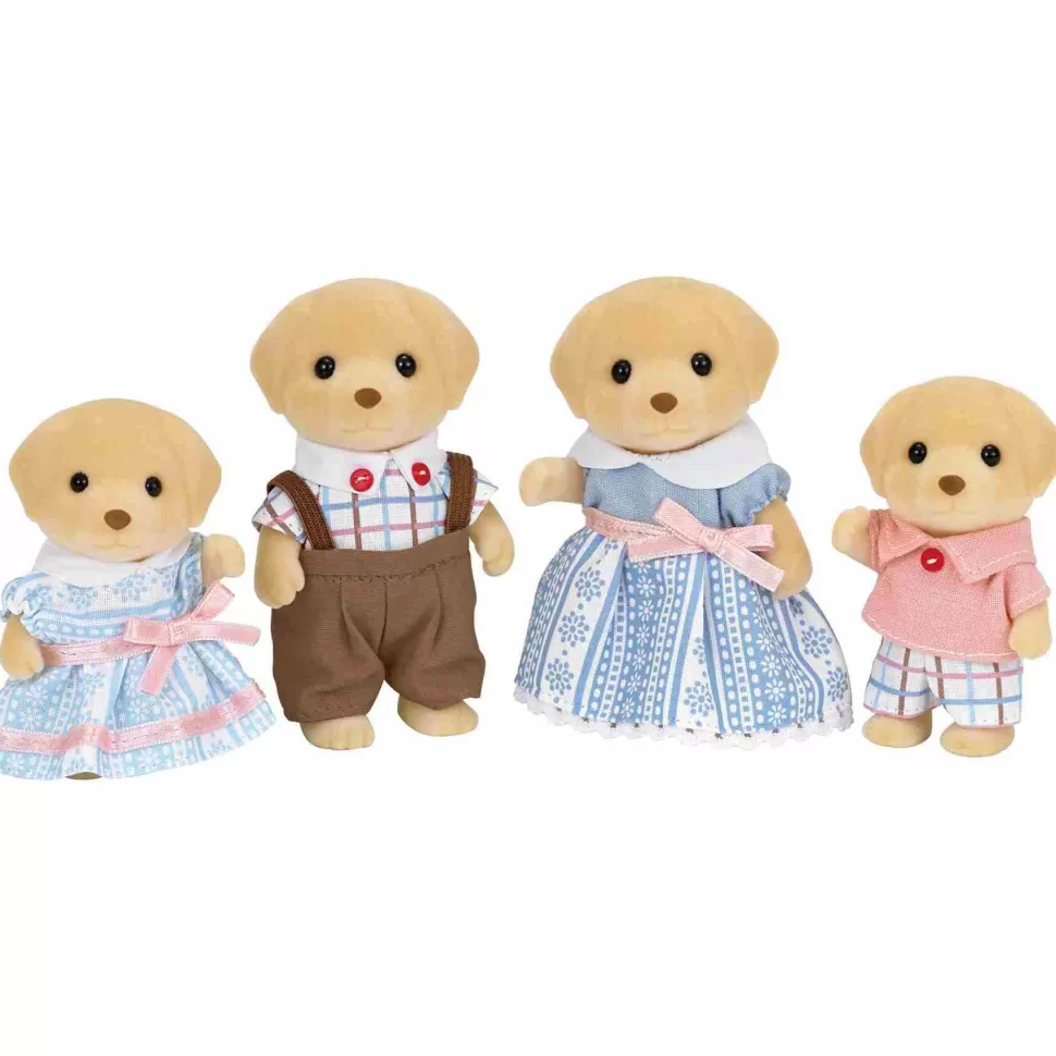 Sylvanian Families Figuras Y Minimundos^ Familia Perro Labrador