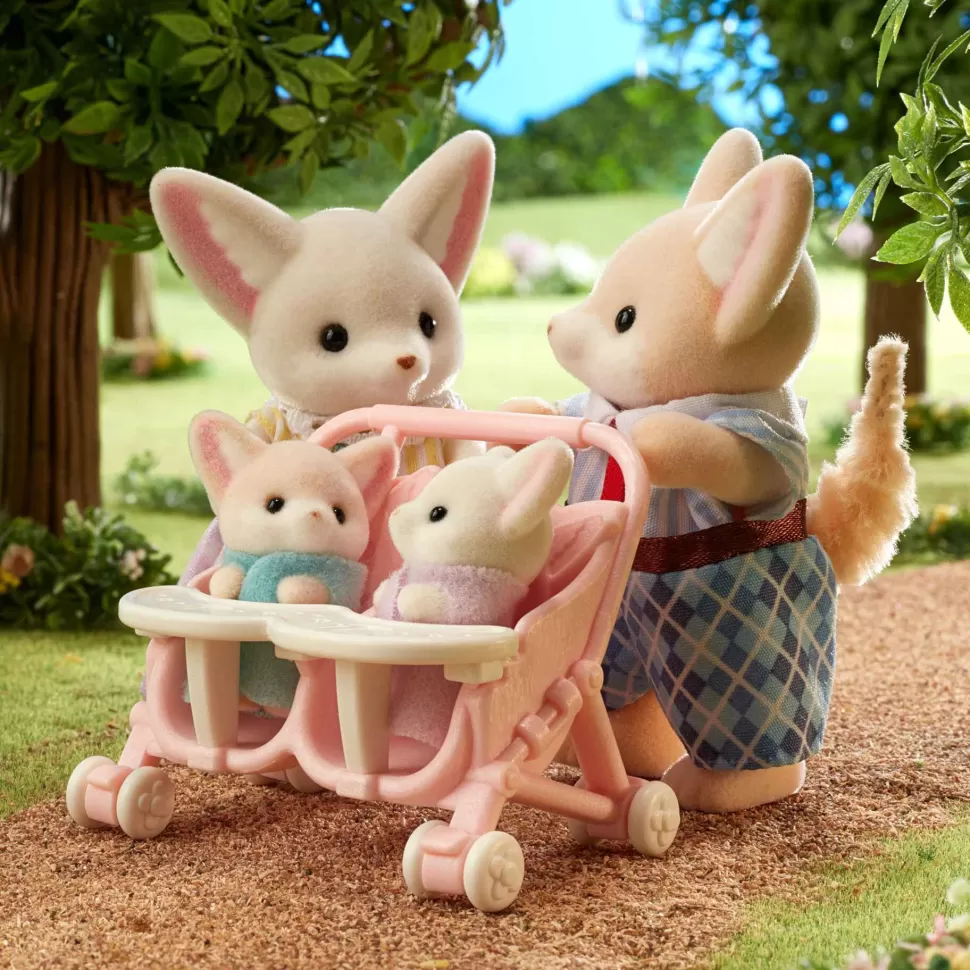 Sylvanian Families Figuras Y Minimundos^ Familia Zorro Del Desierto