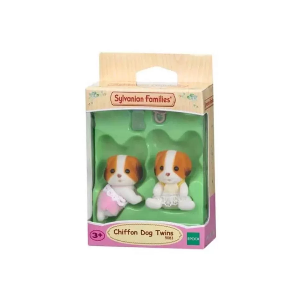 Sylvanian Families Figuras Y Minimundos^ Gemelos Perro Chifon