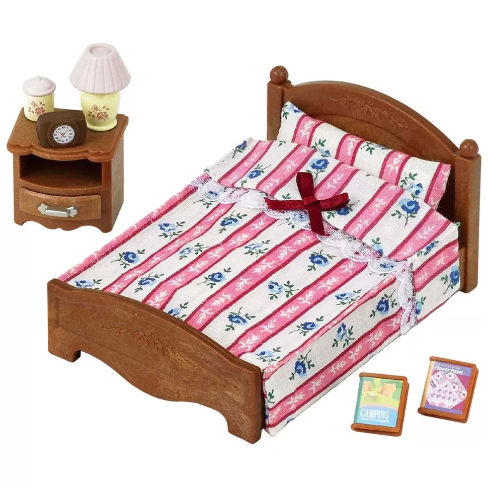 Sylvanian Families Set Cama Doble* Figuras Y Minimundos