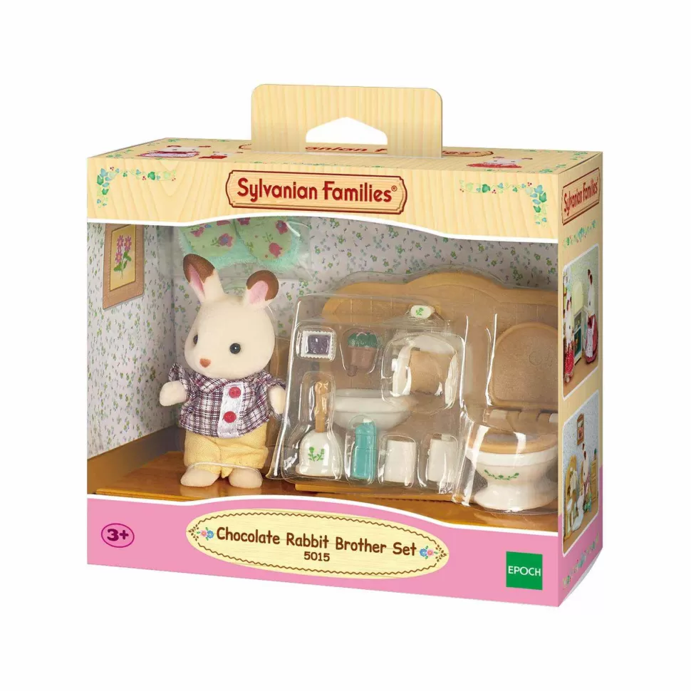 Sylvanian Families Figuras Y Minimundos^ Set De Bano Coco Conejo Chocolate