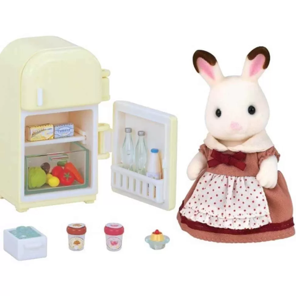 Sylvanian Families Set De Nevera Teri Conejo Chocolate* Figuras Y Minimundos