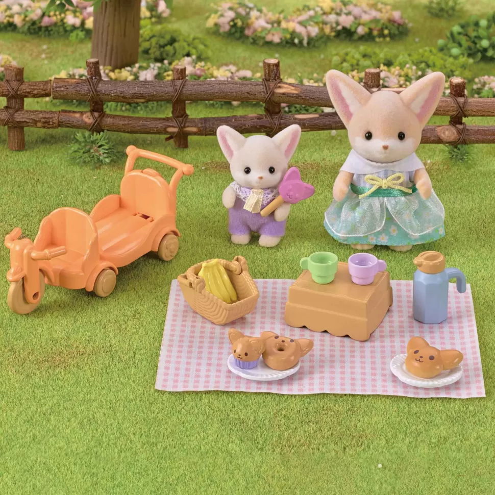 Sylvanian Families Figuras Y Minimundos^ Set De Picnichermanos Zorro Del Desierto