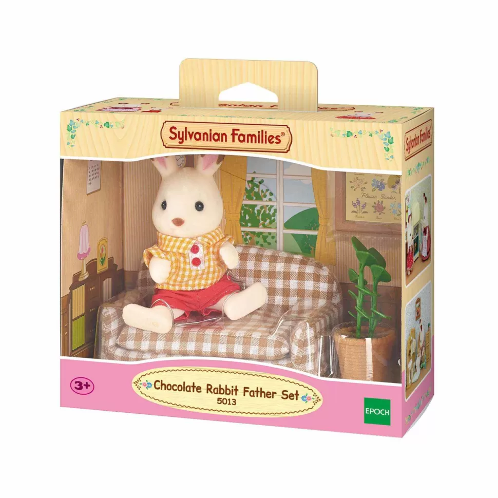 Sylvanian Families Set De Sofa Frasier Conejo Chocolate* Figuras Y Minimundos