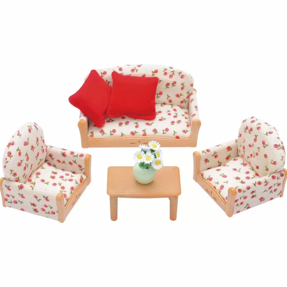 Sylvanian Families Set De Sofa Y Sillones* Figuras Y Minimundos