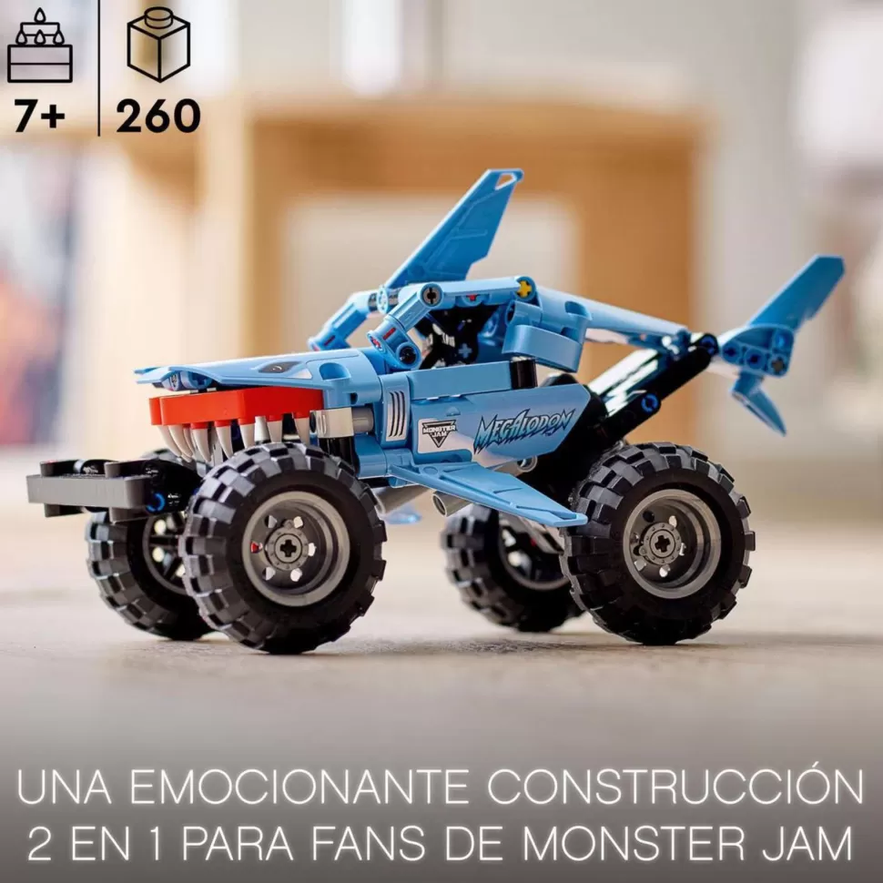 * Juegos De Construcción^ Technic 42134 Monster Jam Megalodon