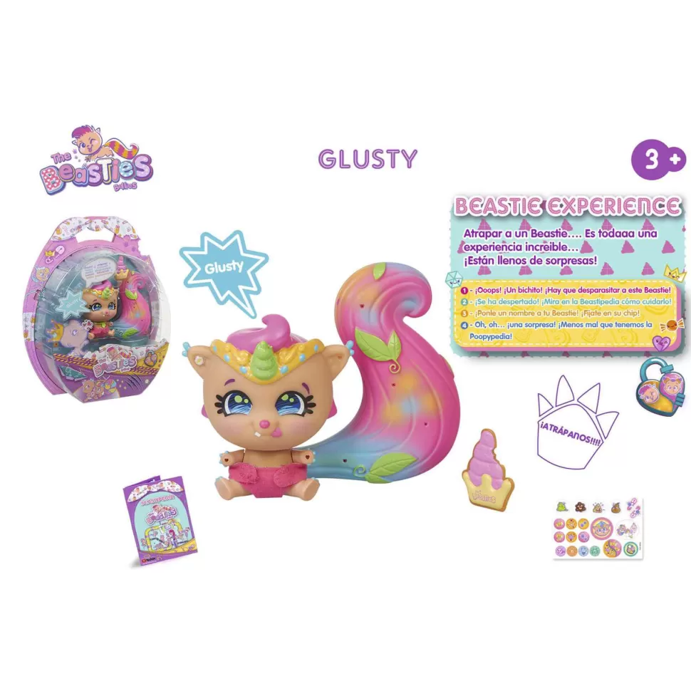 The Bellies Muñecas^The Beasties Mascota Glusty Glitter Love