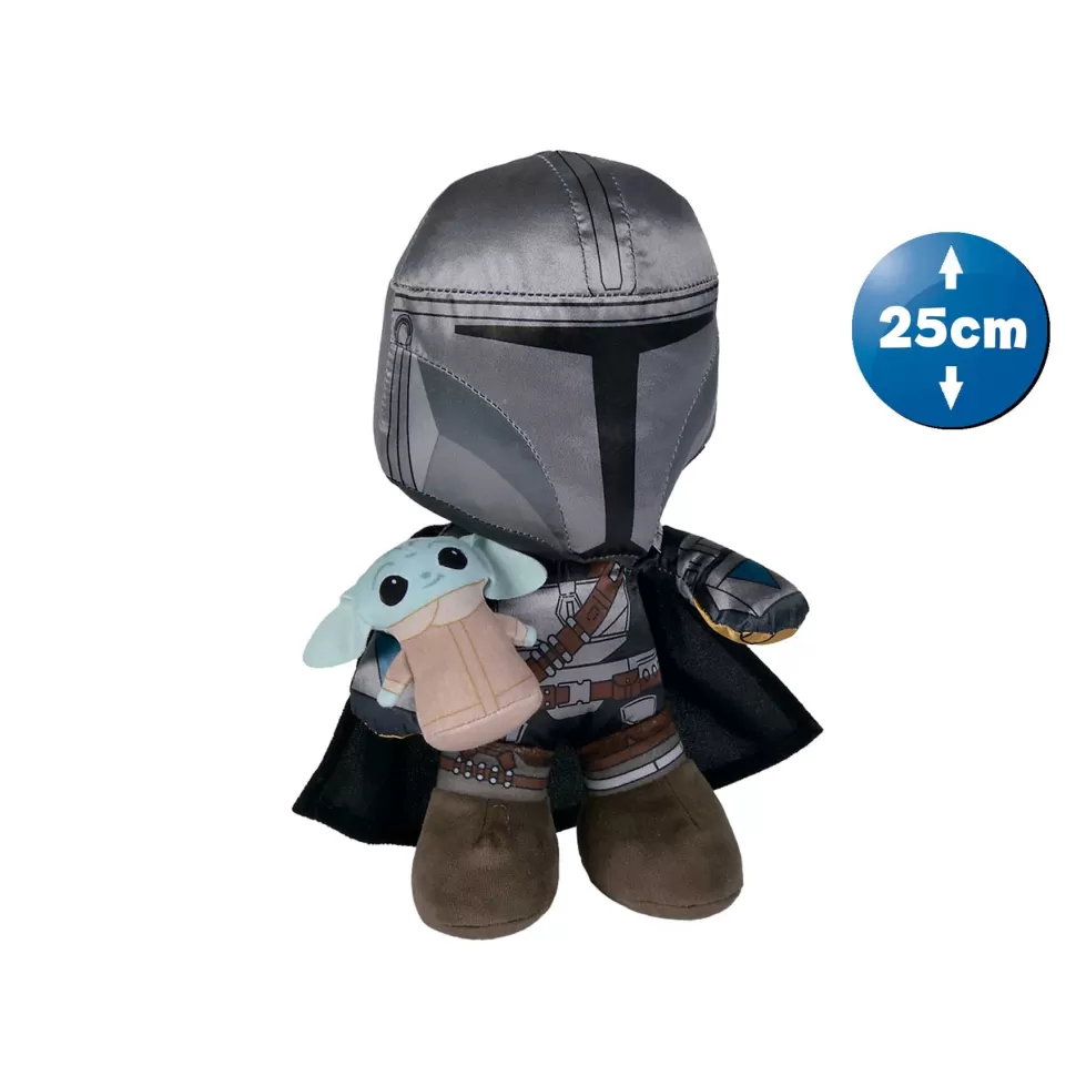 The Mandalorian Con Baby Yoda 25 Cm* Peluches