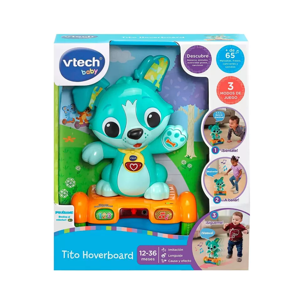 VTech Tito Hoverborad Perrito Interactivo* Primera Infancia