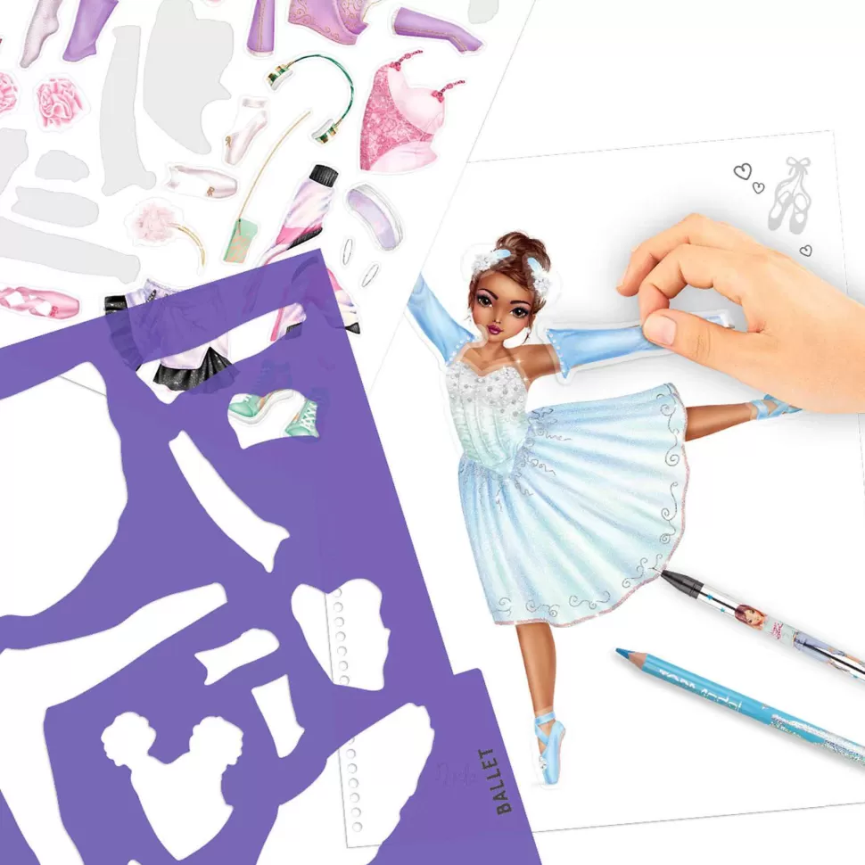 TopModel Manualidades^Top Model Cuaderno Para Colorear Dance