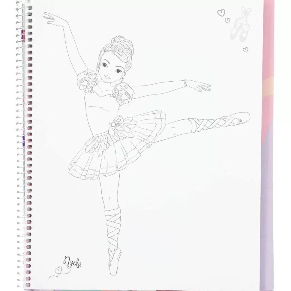 TopModel Manualidades^Top Model Cuaderno Para Colorear Dance