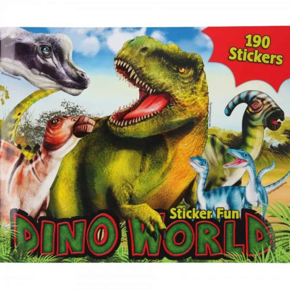 TopModel Manualidades^Top Model Dino World Sticker Fun Libro Pegatinas