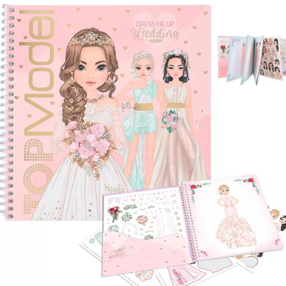 TopModel Manualidades^Top Model Dress Cuaderno Con Calcomanias