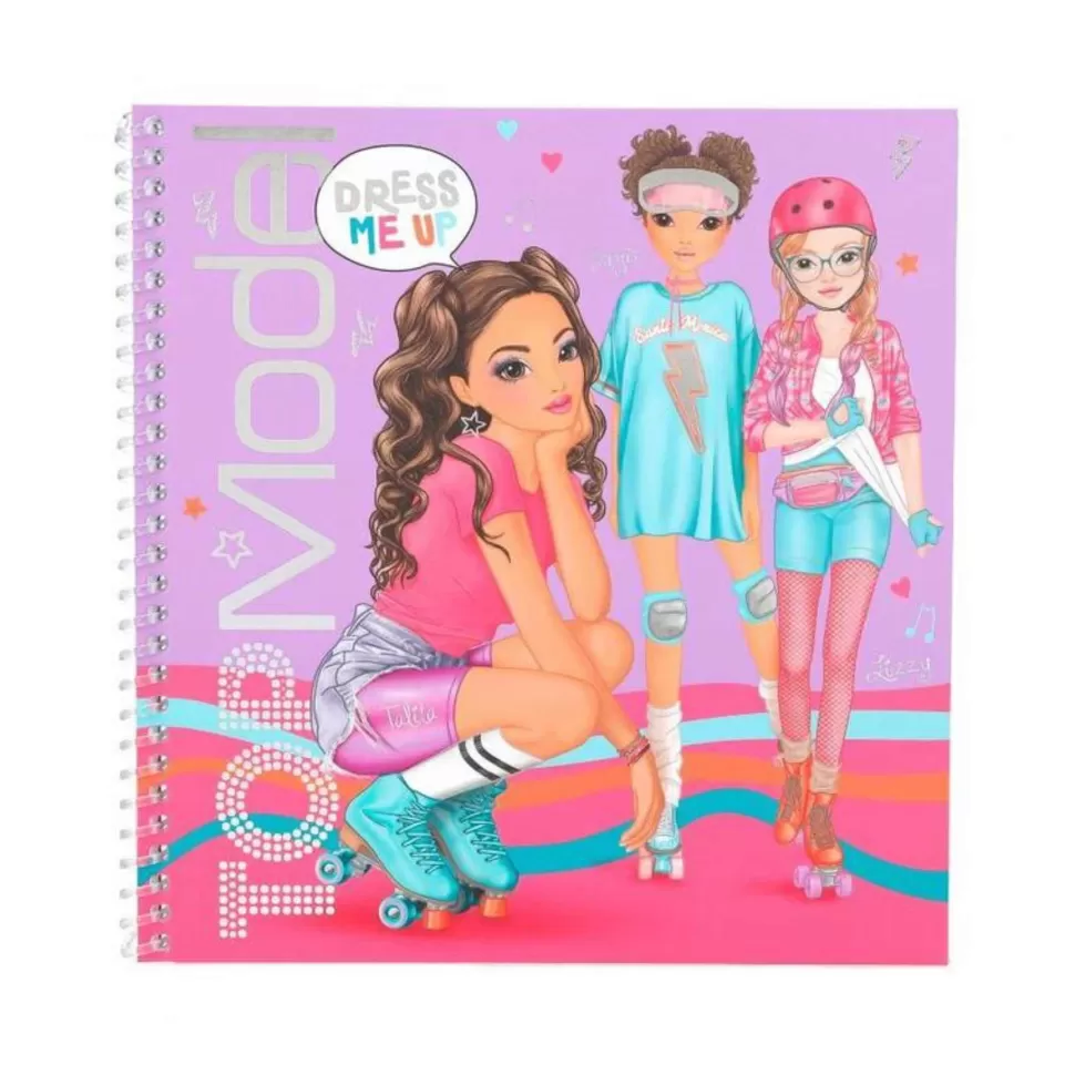 TopModel Top Model Dress Cuaderno Con Calcomanias* Manualidades