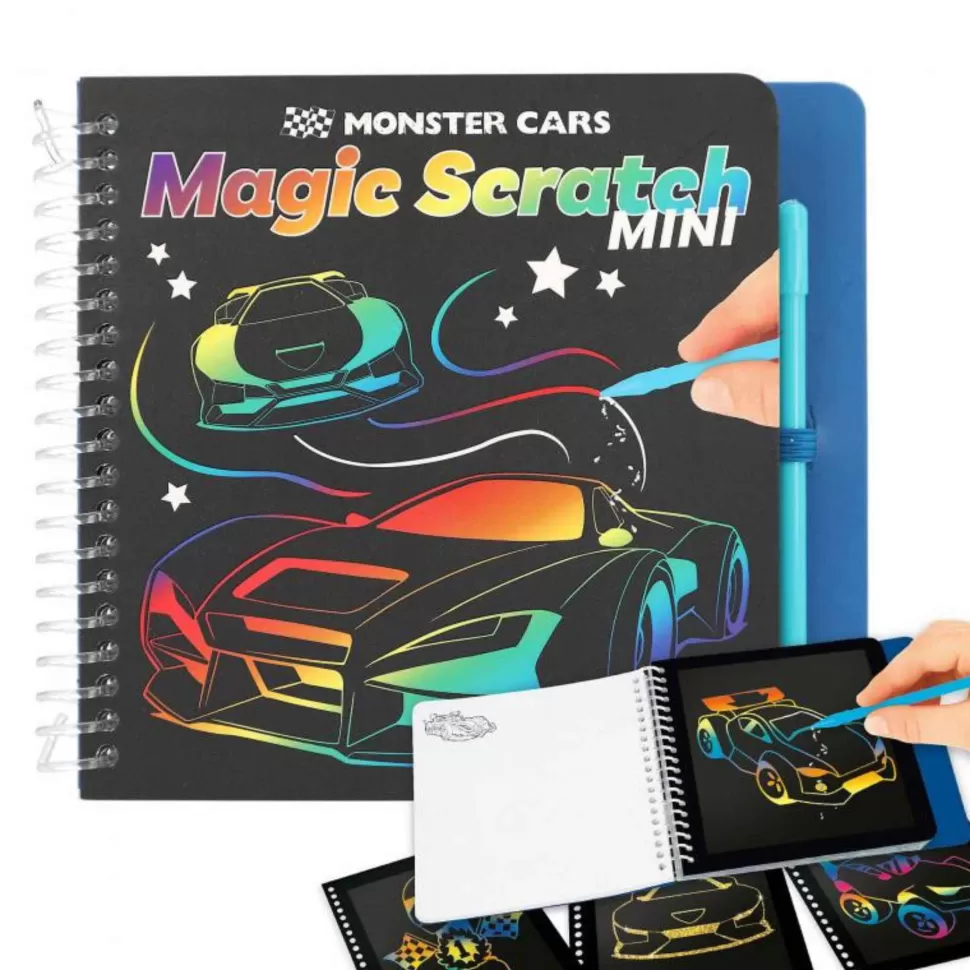 TopModel Top Model Monster Cars Mini Magic Scratch Book* Manualidades