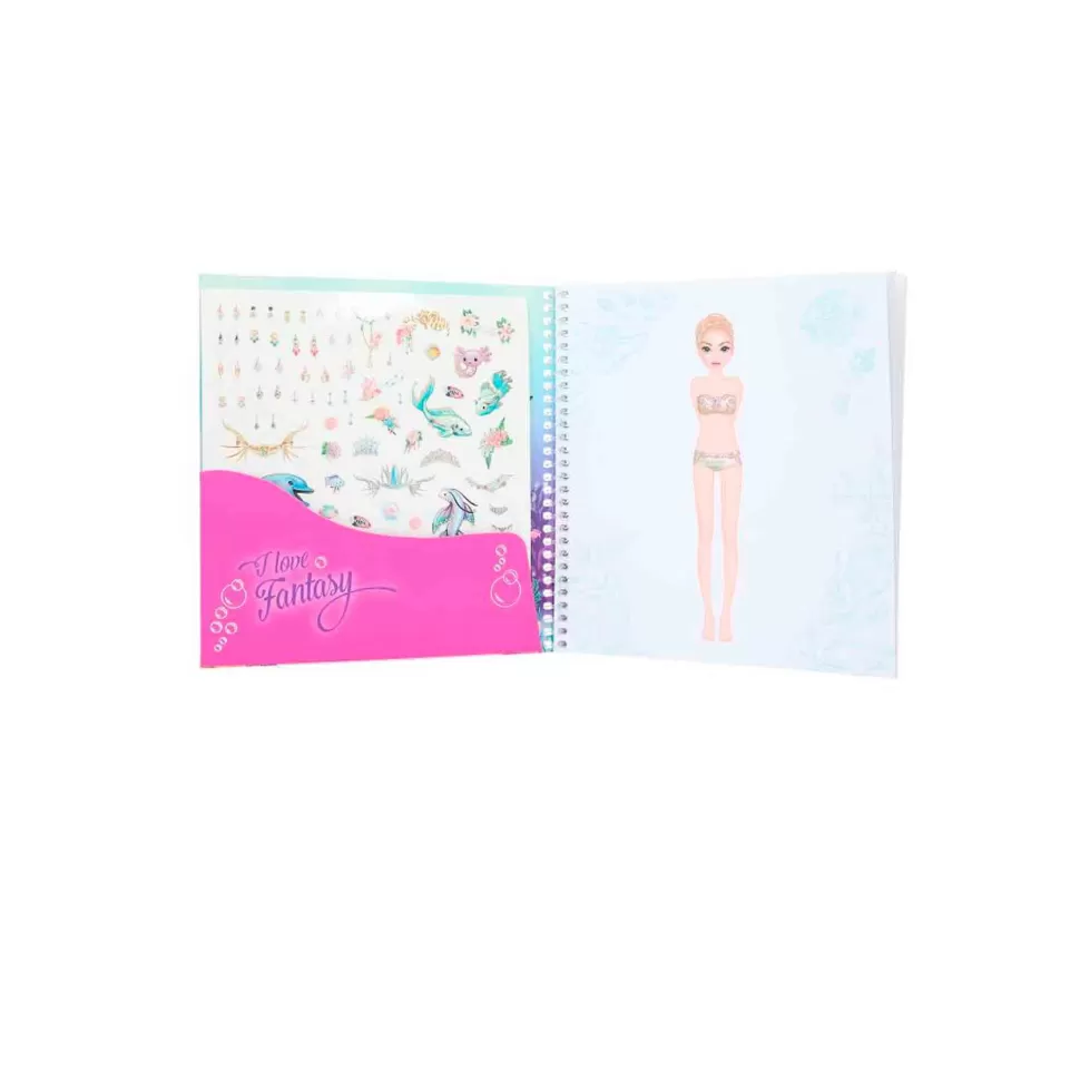 TopModel Cuaderno Dress Me Up Mermaid* Manualidades