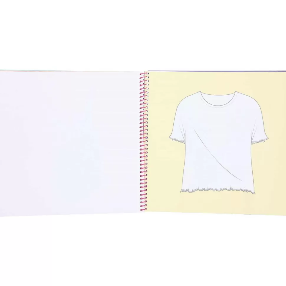 TopModel Manualidades^ Cuaderno Para Colorear T-Shirt Designer