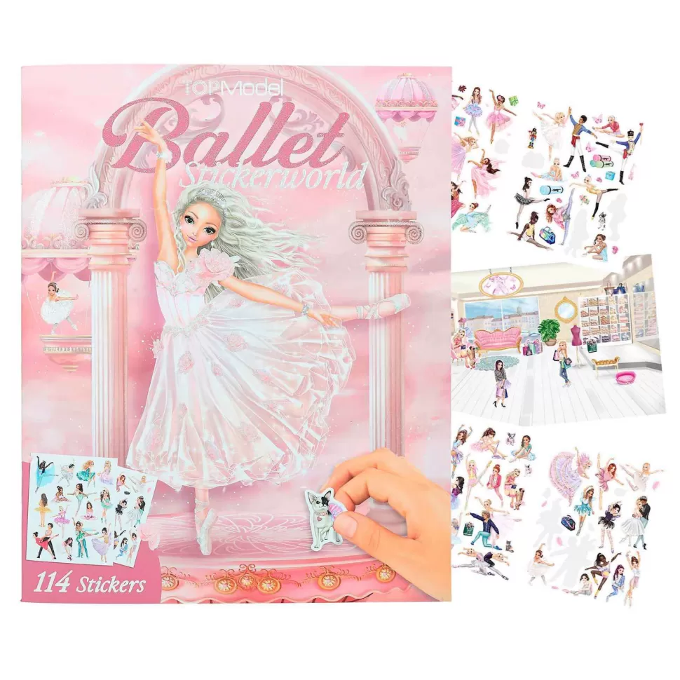 TopModel Cuaderno Stickerworld Ballet* Manualidades