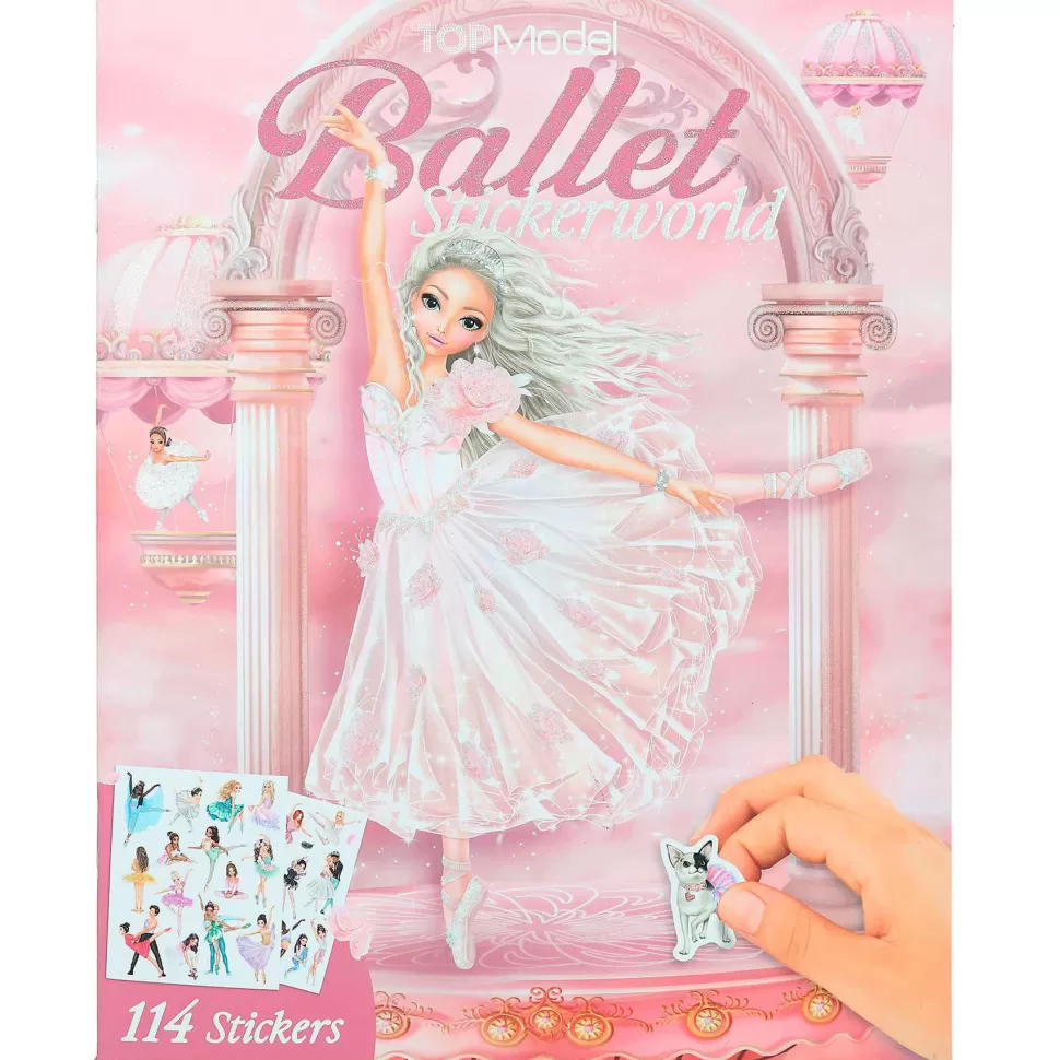 TopModel Cuaderno Stickerworld Ballet* Manualidades