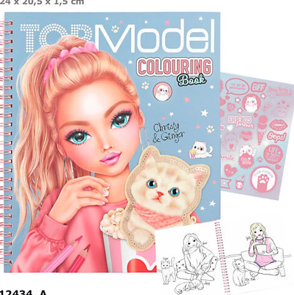 TopModel Vuelta Al Cole^ Libro Colorear Cutiestar