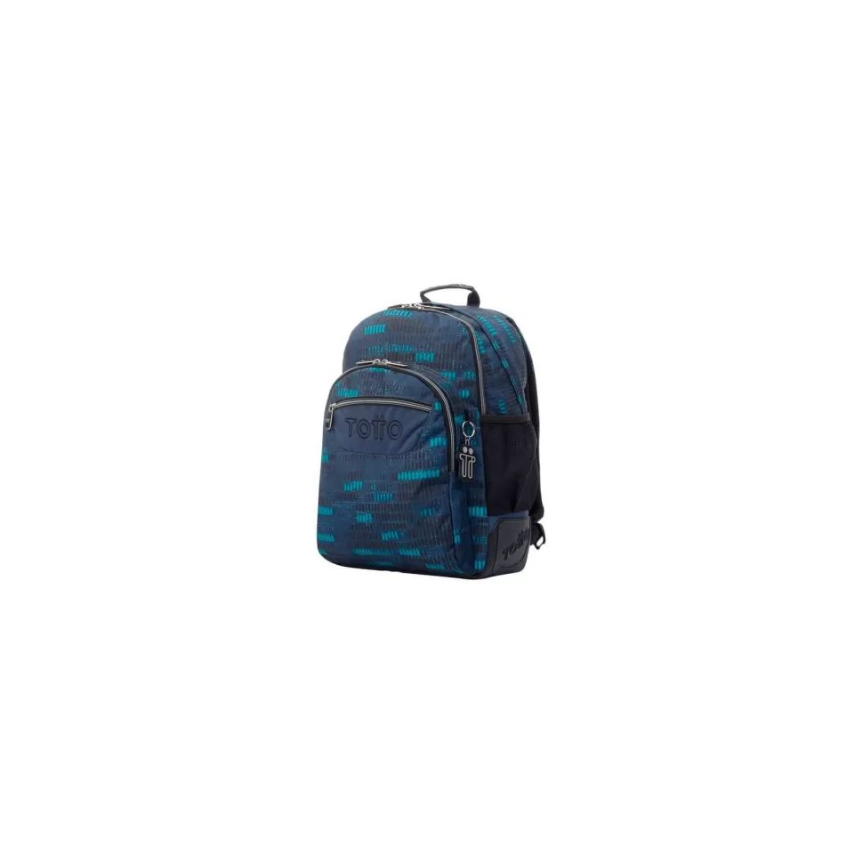 Totto Vuelta Al Cole^ Mochila Azul Jaspeado Acuareles