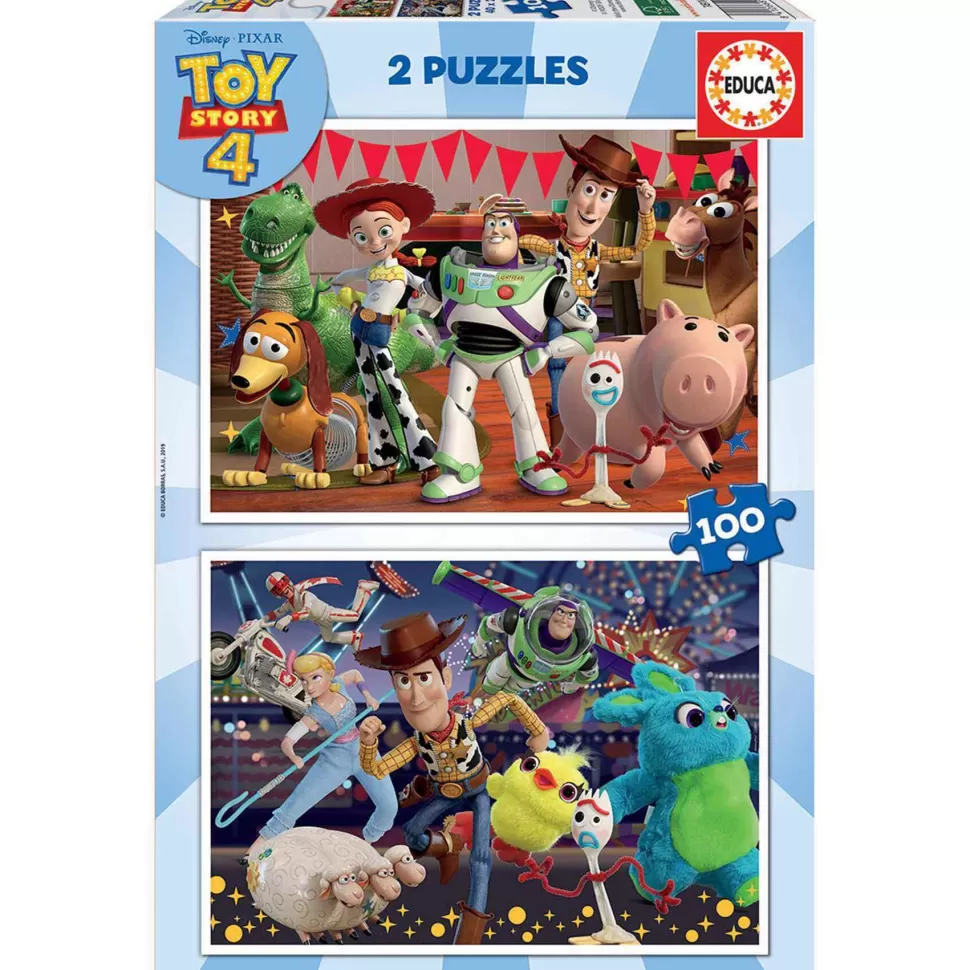 Educa Borras Toy Story 4 Puzzles 2X100 Piezas* Puzzles Y Educativos