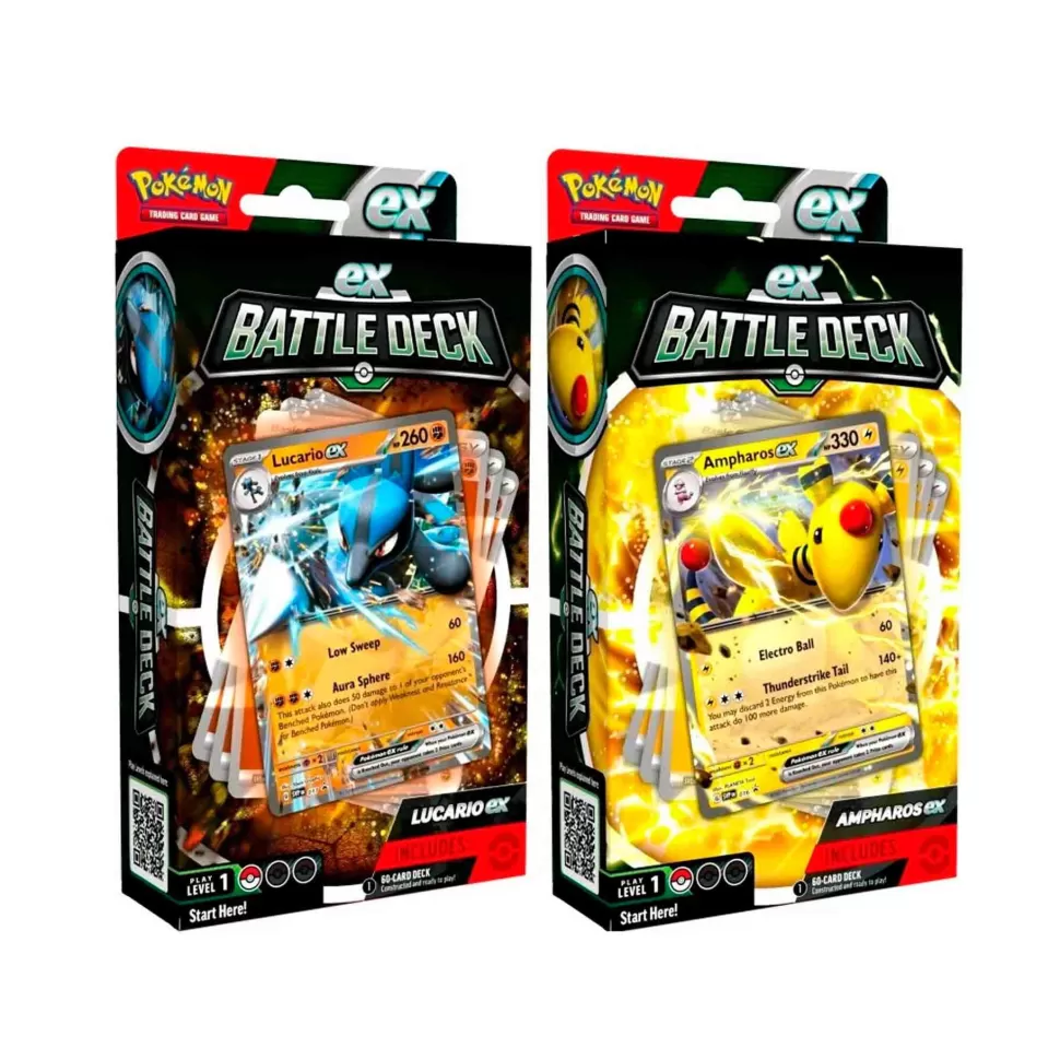 Pokemon Figuras Y Minimundos^V Battle Deck Lucario Vsampharos