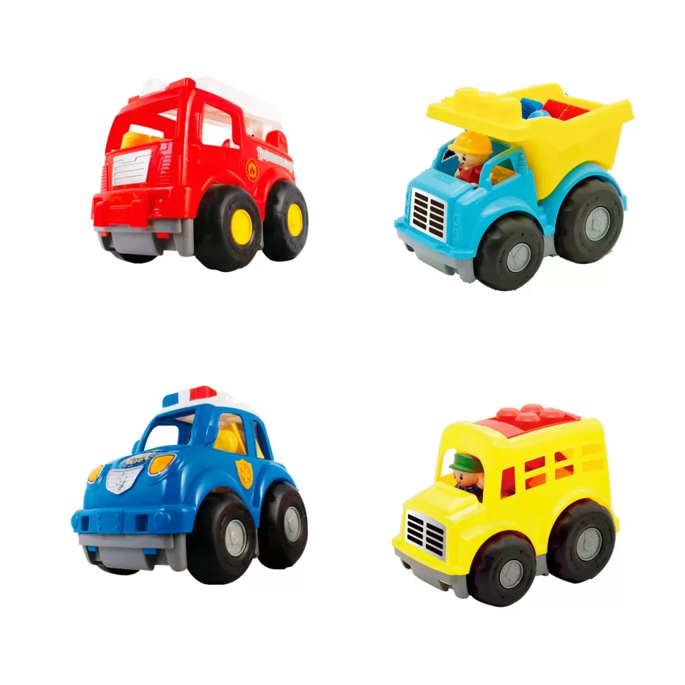 Infant Planet Vehiculo Con Bloques Juguete Infantil* Primera Infancia