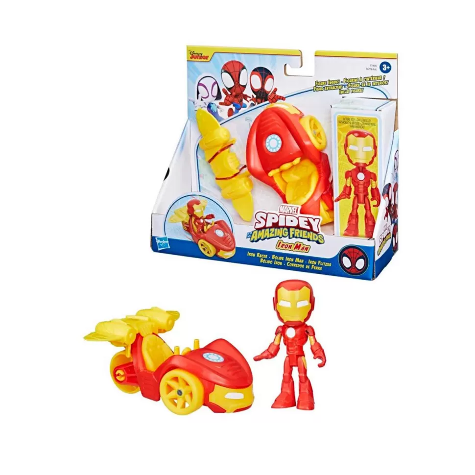 Spiderman Vehiculo Iron-Man Racer - Spidey Y Su Superequipo* Figuras Y Minimundos