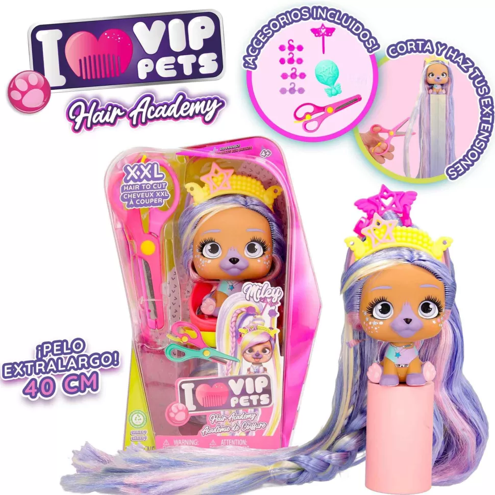 Vip Pets Muñecas^ Serie 7 Hair Academy Miley