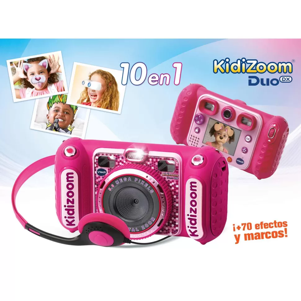 VTech Camara De Fotos Digital Kidizoom Duo Dx 10 En 1 Rosa* Juguetes Electrónicos