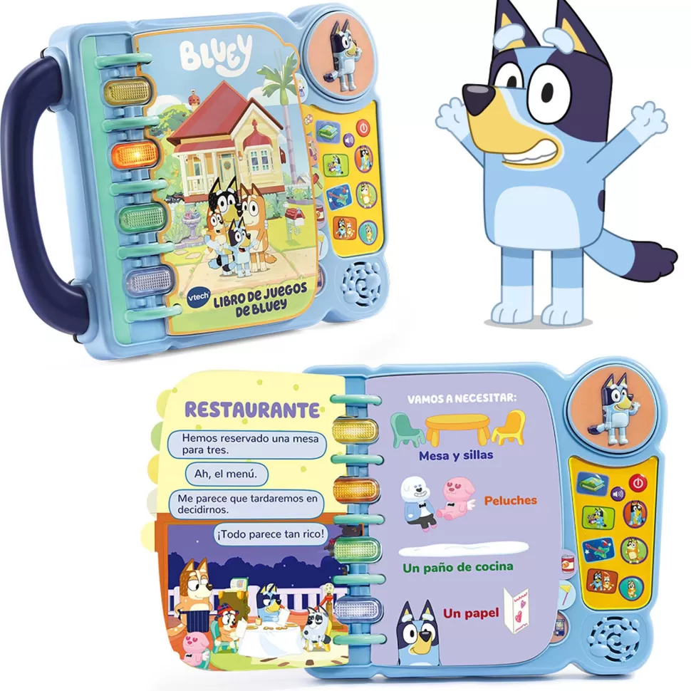 Bluey Juguetes Electrónicos^Vtech Libro De Juegos De