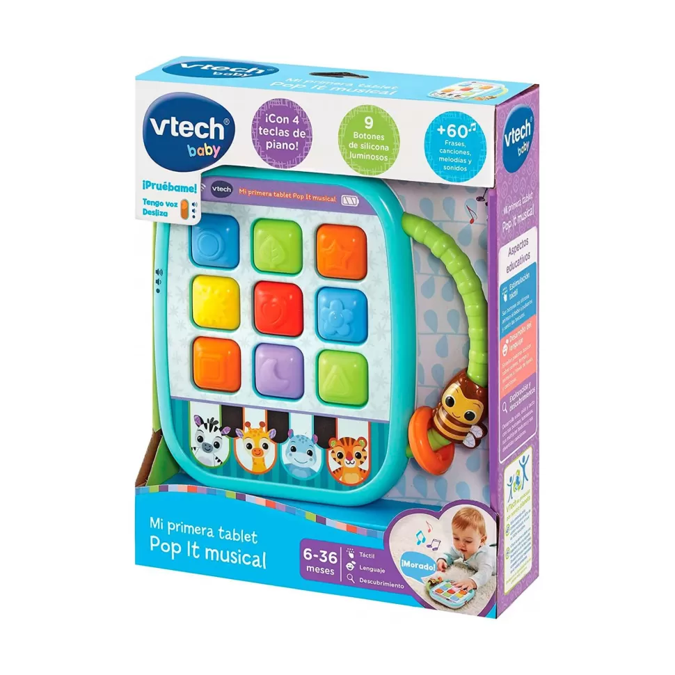 VTech Mi Primer Tablet Pop It Musical* Primera Infancia