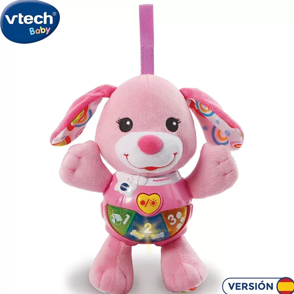 VTech Peluche Interactivo Pequeperrita Rosa | Juguete Infantil* Primera Infancia