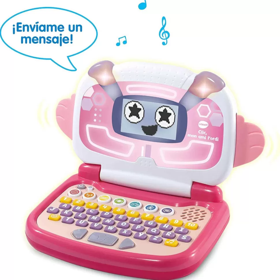 VTech Pequegenio Portatil Rosa Preescolar Educativo* Juguetes Electrónicos